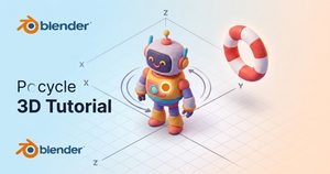 วิธีรีเซ็ตจุดหมุน Origin Point และจัดระเบียบ 3D Cursor ใน Blender