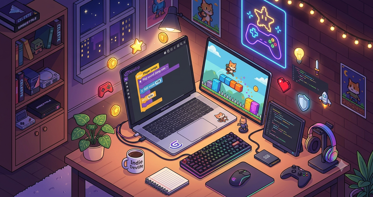สร้างเกมแรกไม่ต้องเขียนโค้ดด้วย GDevelop คู่มือสำหรับมือใหม่